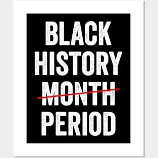 Black History Month Period African American Pride Apparel Posters and Art